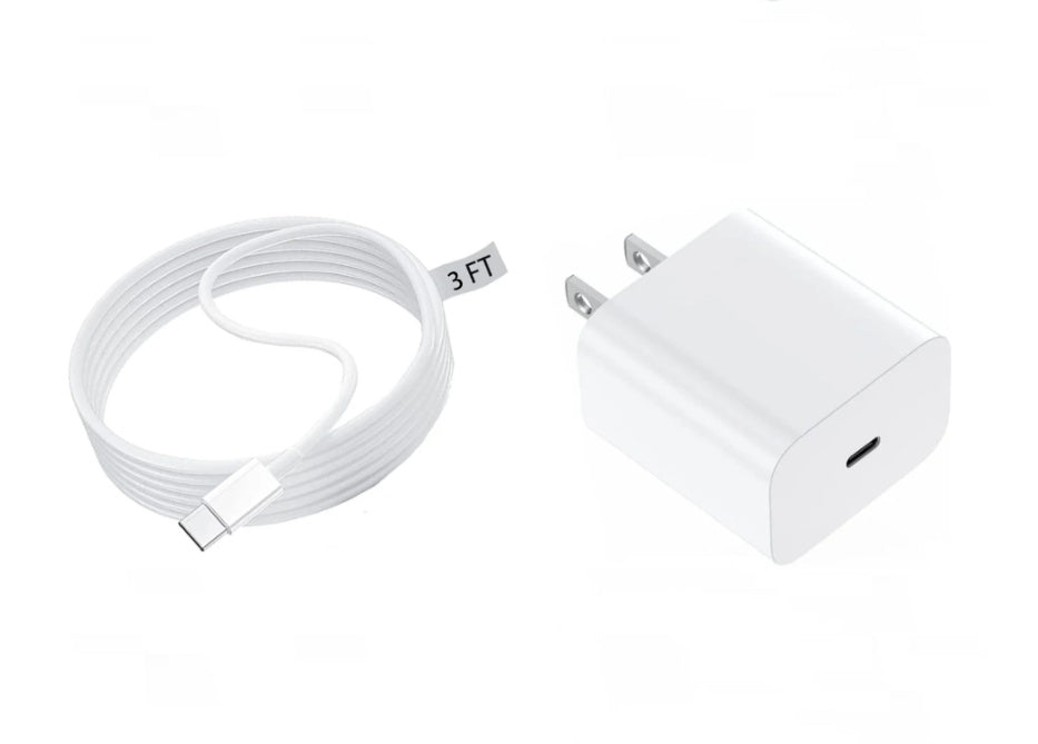 HKM-973843 6FT Lightning Cable & USB Wall Charger Travel Adapter - Dual Pack for iPhone, iPad, AirPods