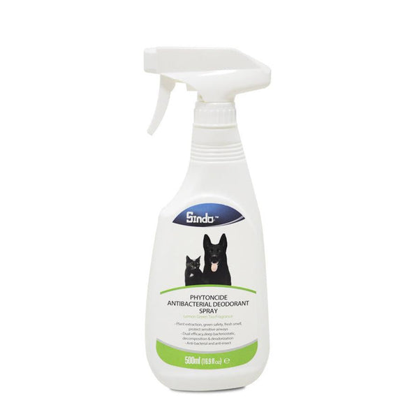 HKM-973843 Antibacterial Odor Neutralizer for Pets with Lemon Green Tea Extract - 500ml