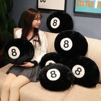 HKM-973843 Black 8 Decorative Lumbar Support Pillow - 35cm & 50cm Options