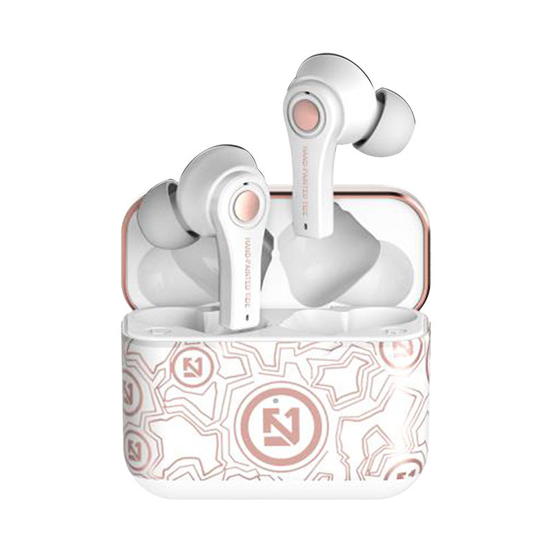 HKM-973843 Wireless Bluetooth Headset with Call Function, Voice Control, and Battery Display - Stereo, 15-18 Meter Range