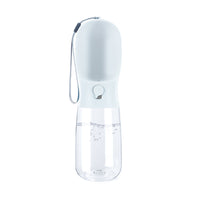 HKM-9738941 Large Capacity Portable Travel Pet Water Bottle - 550ML Plastic Design