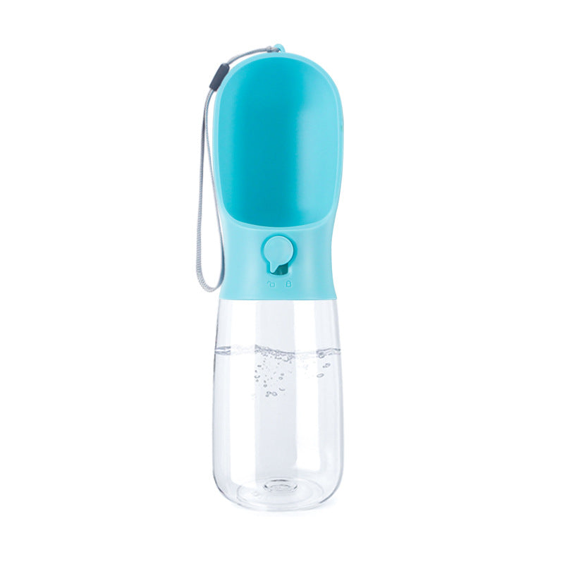 HKM-9738941 Large Capacity Portable Travel Pet Water Bottle - 550ML Plastic Design