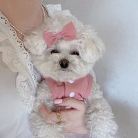 HKM-9739453 Adorable Spring and Summer Dress in Pink and Blue - Sizes XS to XL