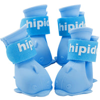 HKM-9739709 Waterproof PVC Coated Jelly Rain Boots with Non-Slip Foot Covers in Sizes S, M, L