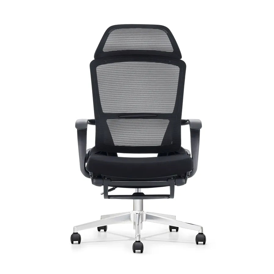 HKM-974035 Ergonomic High Back Swivel Office Chair with Footrest and Mesh Design