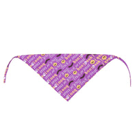 HKM-9740477 Halloween Pet Triangle Scarf with Ghost, Skull, and Letter Designs - Customizable Polyester Accessory
