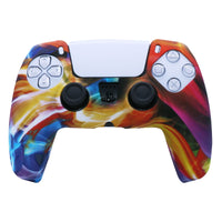HKM-974099 PS5 Camouflage Silicone Skin for DualSense Controller with Thumb Grip Covers