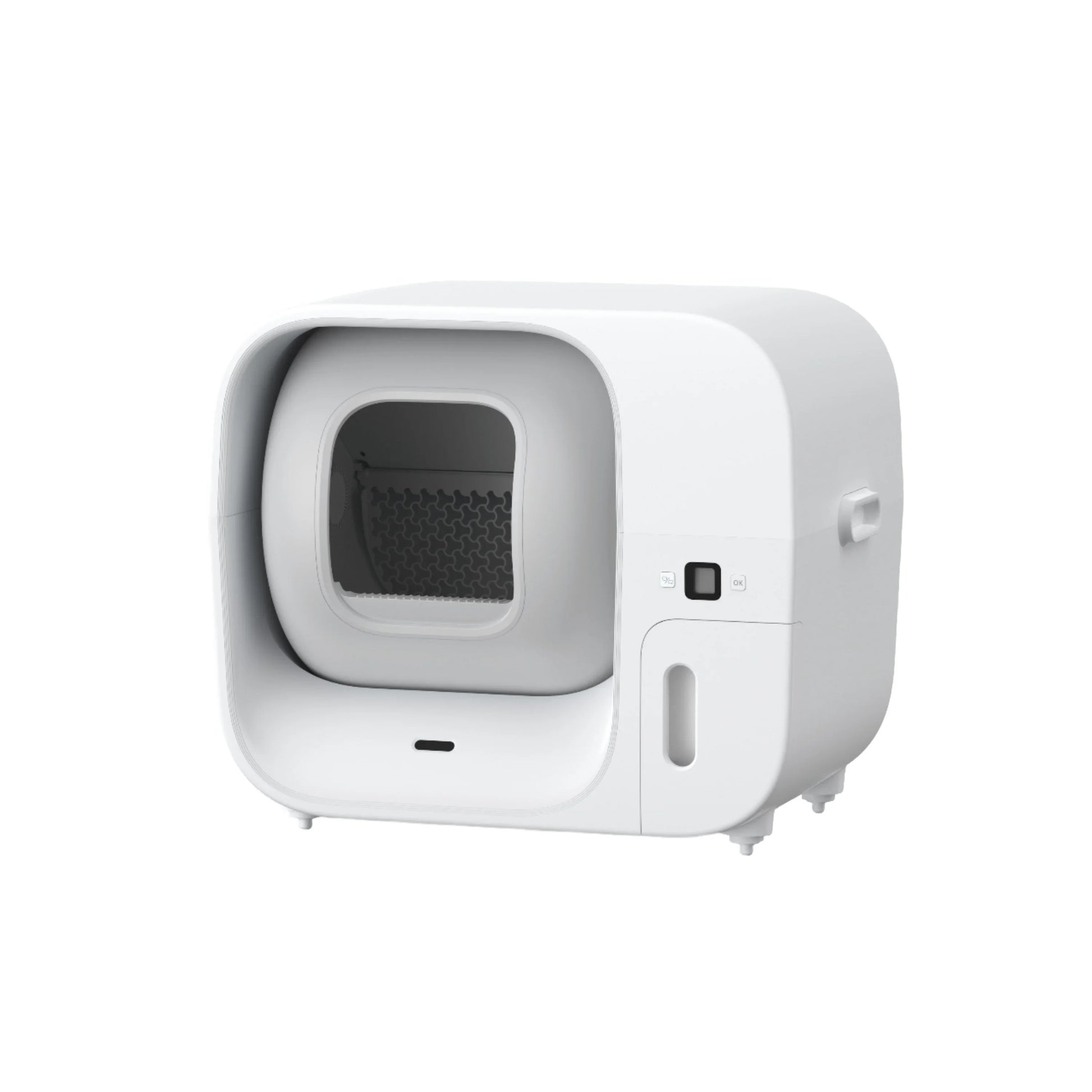 HKM-974227 Automatic Smart Cat Litter Box with 60L Capacity and Odor Control, Easy to Clean PP+ABS Material