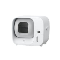 HKM-974227 Automatic Smart Cat Litter Box with 60L Capacity and Odor Control, Easy to Clean PP+ABS Material