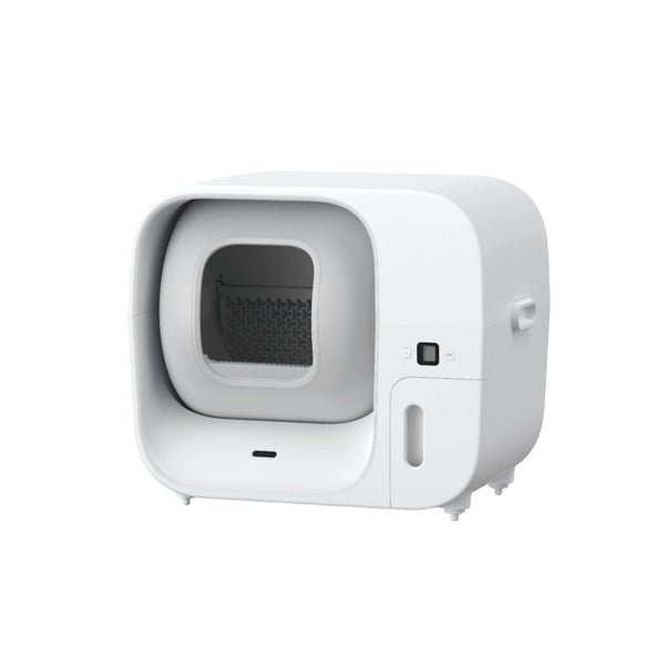 HKM-974227 Automatic Smart Cat Litter Box with 60L Capacity and Odor Control, Easy to Clean PP+ABS Material