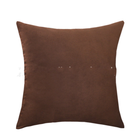HKM-974483 Suede Solid Color Pillowcase – 100% Polyester Home Decor