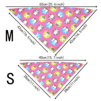 HKM-9746237 Easter-Themed Pet Triangle Scarf Towel for Medium and Large Dogs