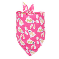 HKM-9746237 Easter-Themed Pet Triangle Scarf Towel for Medium and Large Dogs