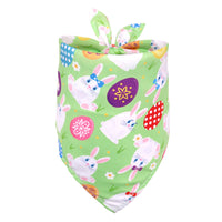 HKM-9746237 Easter-Themed Pet Triangle Scarf Towel for Medium and Large Dogs