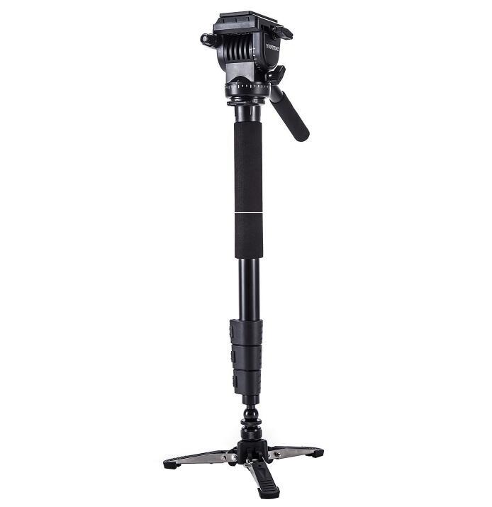 HKM-974675 Portable Monopod 588 for SLR, Mirrorless, and DV Cameras - Lightweight Aluminum Alloy, Max Height 166cm, 6kg Load Capacity