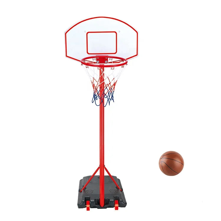 HKM-974739 Children's Portable Basketball Stand Hoop for Indoor and Outdoor Fun, Adjustable Height, Ideal for Kids Ages 2 to 13