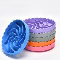 HKM-9748797 Non-Slip Slow Food Bowl for Dogs - Food Grade Silicone with Suction Cup, 20cm