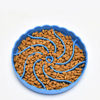 HKM-9748797 Non-Slip Slow Food Bowl for Dogs - Food Grade Silicone with Suction Cup, 20cm
