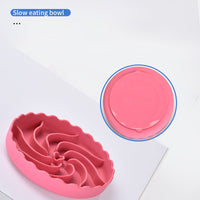 HKM-9748797 Non-Slip Slow Food Bowl for Dogs - Food Grade Silicone with Suction Cup, 20cm