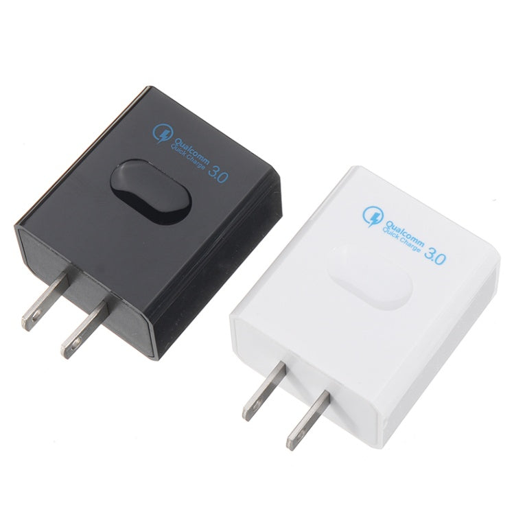 HKM-974995 Fast Charging QC 3.0 USB Wall Adapter - Compact Mobile Phone Charger for All Devices