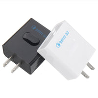 HKM-974995 Fast Charging QC 3.0 USB Wall Adapter - Compact Mobile Phone Charger for All Devices