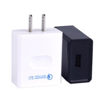 HKM-974995 Fast Charging QC 3.0 USB Wall Adapter - Compact Mobile Phone Charger for All Devices