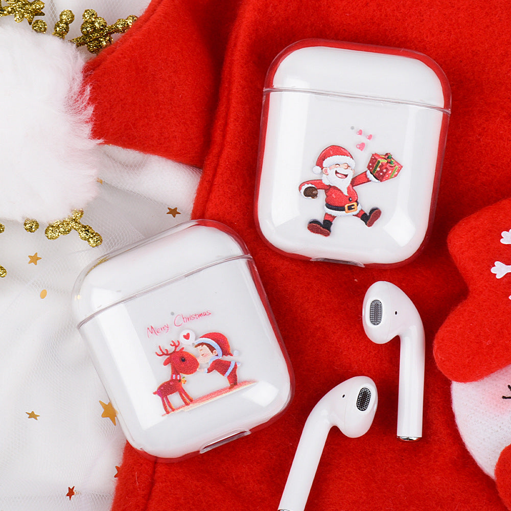HKM-975123 Protective PC Cover for Apple AirPods (1st & 2nd Generation) - Multiple Christmas Designs