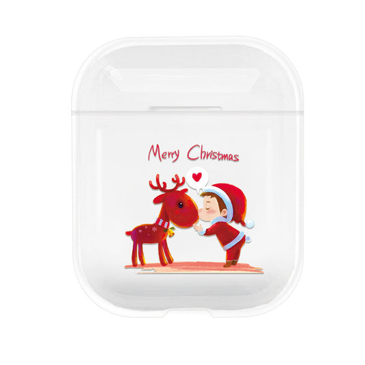 HKM-975123 Protective PC Cover for Apple AirPods (1st & 2nd Generation) - Multiple Christmas Designs