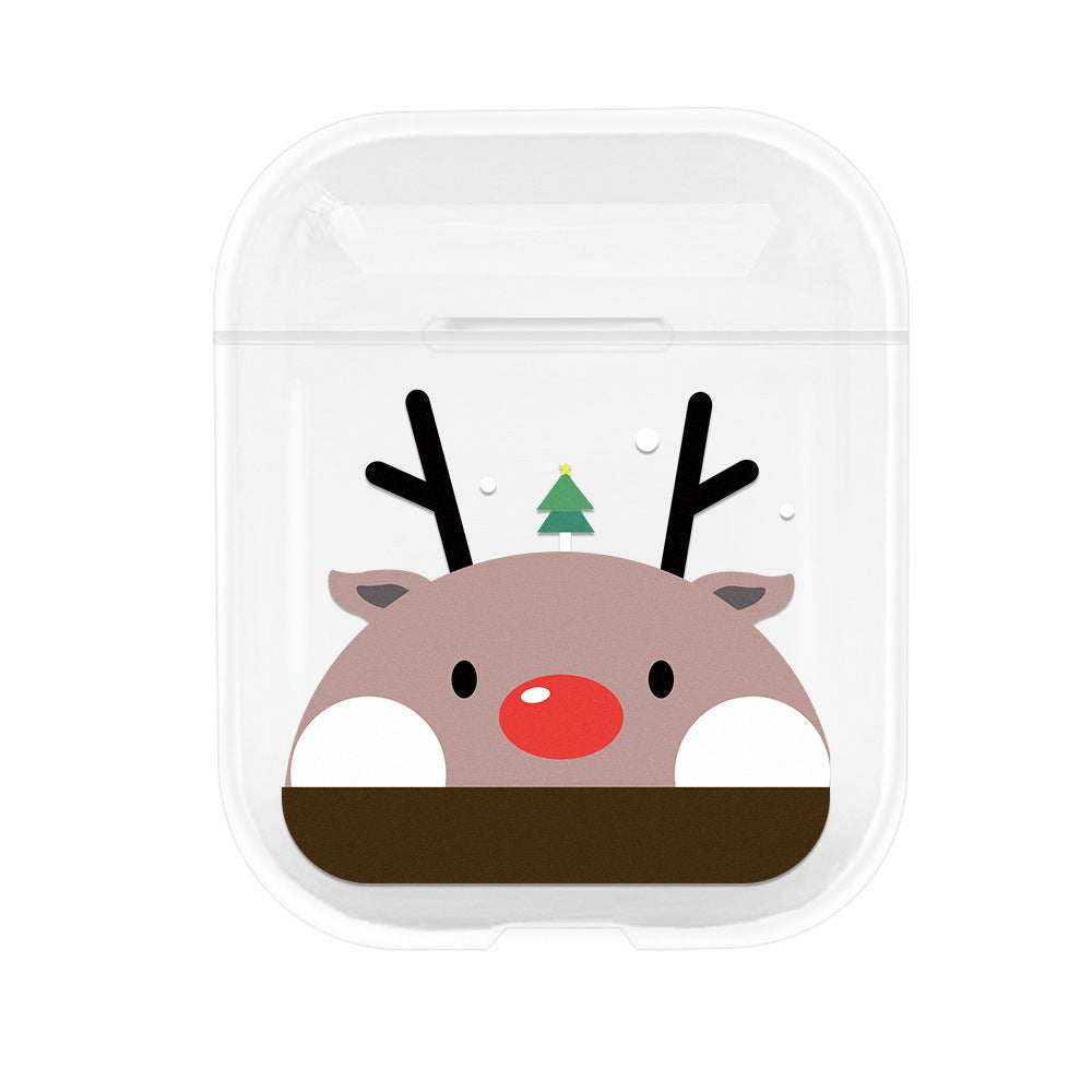 HKM-975123 Protective PC Cover for Apple AirPods (1st & 2nd Generation) - Multiple Christmas Designs