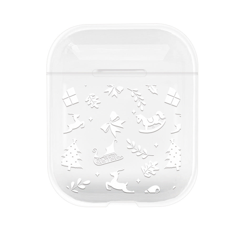 HKM-975123 Protective PC Cover for Apple AirPods (1st & 2nd Generation) - Multiple Christmas Designs