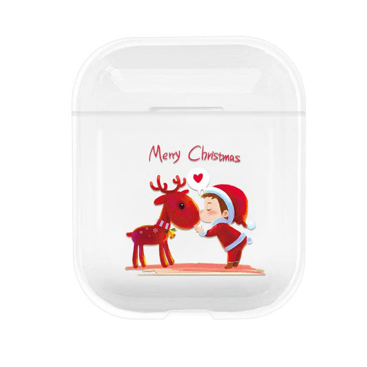 HKM-975123 Protective PC Cover for Apple AirPods (1st & 2nd Generation) - Multiple Christmas Designs