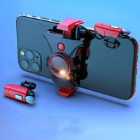 HKM-975251 Mobile Game Controller with Mechanical Buttons and Charging Accessories, Compatible with Phones 63mm-90mm