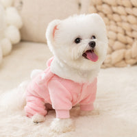 HKM-9752765 Adorable Pink Rabbit Halloween Pajamas for Pets, Multiple Sizes Available