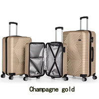 HKM-975315 Lightweight 24-Inch Travel Suitcase Set with Cabin Trolley Bag for Men