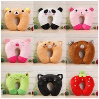 HKM-975379 Cartoon U-Shaped Neck Pillow for Travel and Office Use in Various Colors