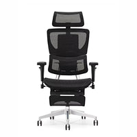 HKM-975379 Ergonomic Conference Chair with Adjustable Swivel and Footrest, Full Mesh Design