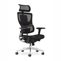 HKM-975379 Ergonomic Conference Chair with Adjustable Swivel and Footrest, Full Mesh Design