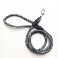 HKM-9754173 Small Dog Traction Belt - 0.8 cm x 120 cm Durable Polyester Chain for Pet Walking