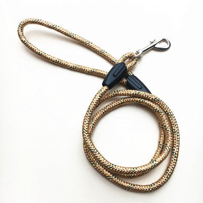 HKM-9754173 Small Dog Traction Belt - 0.8 cm x 120 cm Durable Polyester Chain for Pet Walking