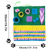 HKM-9756221 Pet Training Sniffing Blanket with Detachable Design and Colorful Accessories for All Dogs
