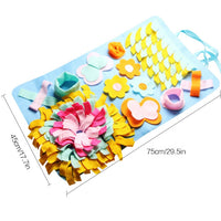 HKM-9756221 Pet Training Sniffing Blanket with Detachable Design and Colorful Accessories for All Dogs