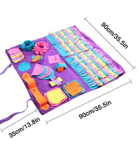 HKM-9756221 Pet Training Sniffing Blanket with Detachable Design and Colorful Accessories for All Dogs