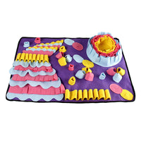 HKM-9756221 Pet Training Sniffing Blanket with Detachable Design and Colorful Accessories for All Dogs
