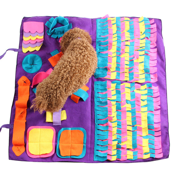 HKM-9756221 Pet Training Sniffing Blanket with Detachable Design and Colorful Accessories for All Dogs
