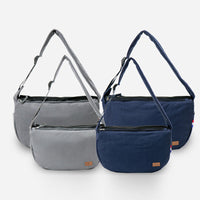 HKM-9756605 Pet Travel Shoulder Bag - Medium to Soft Oxford Material, Capacity Under 20L, Plain Design