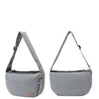 HKM-9756605 Pet Travel Shoulder Bag - Medium to Soft Oxford Material, Capacity Under 20L, Plain Design
