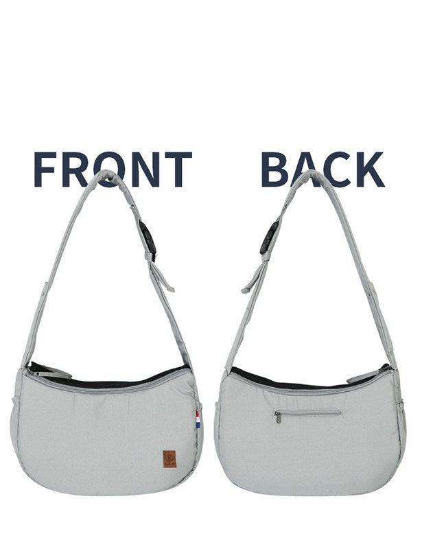 HKM-9756605 Pet Travel Shoulder Bag - Medium to Soft Oxford Material, Capacity Under 20L, Plain Design