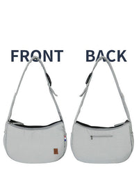 HKM-9756605 Pet Travel Shoulder Bag - Medium to Soft Oxford Material, Capacity Under 20L, Plain Design