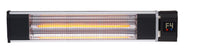 HKM-975699 2000W Infrared Electric Patio Heater with Carbon Fiber Element - Wall Mounted or Freestanding, Remote Control, Waterproof