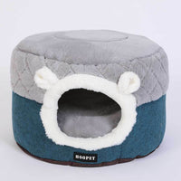 HKM-9758397 Warm Dual-Purpose Quilted Cat Nest for All Seasons
